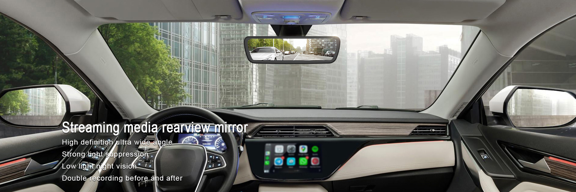 kualitas Mobil Digital Rear View Mirror pabrik